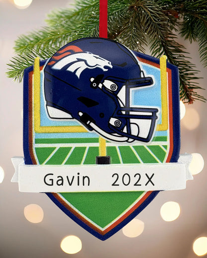Denver Broncos NFL Personalized Ornament