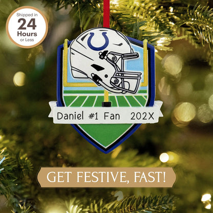 Indianapolis Colts NFL Personalized Ornament