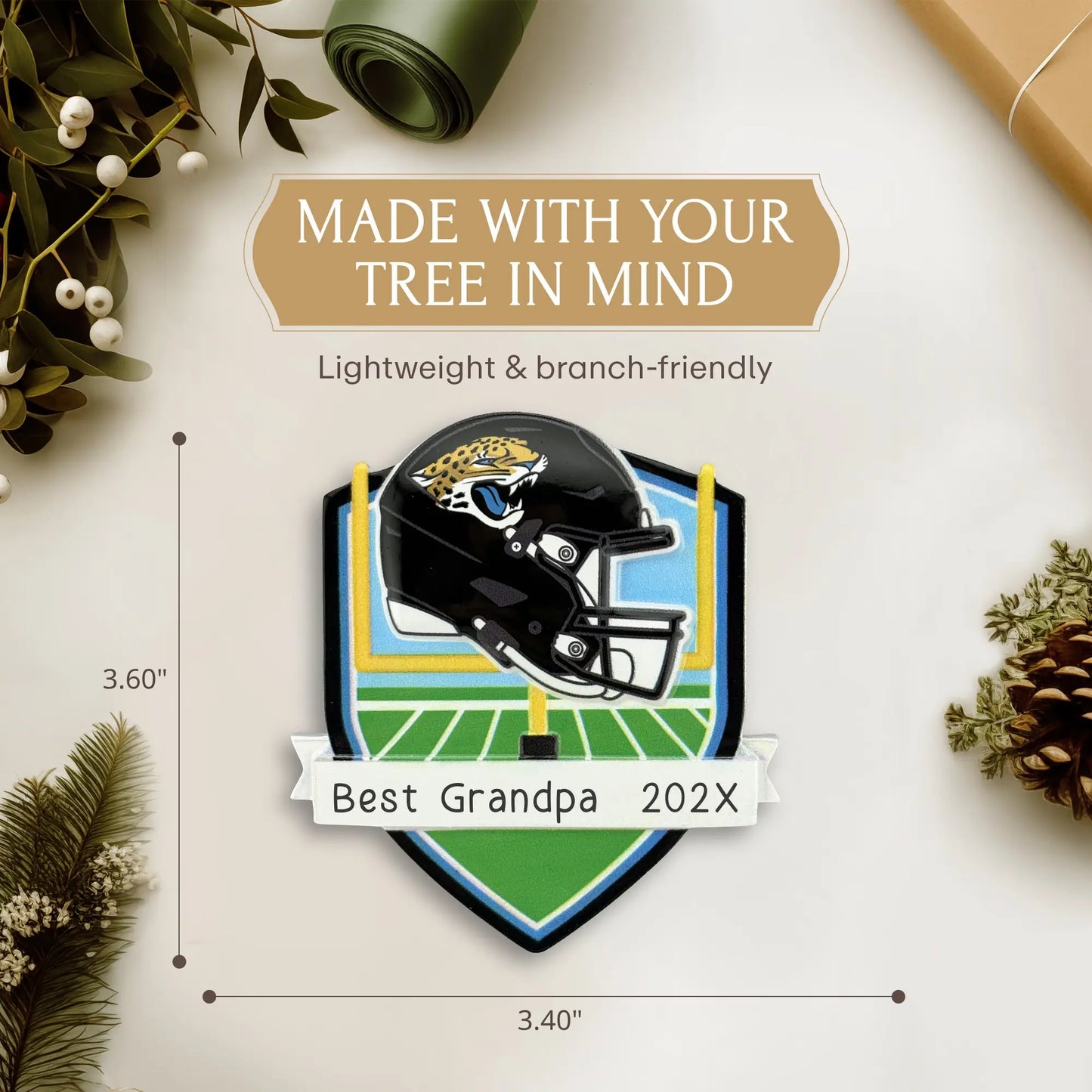 Jacksonville Jaguars NFL Personalized Ornament