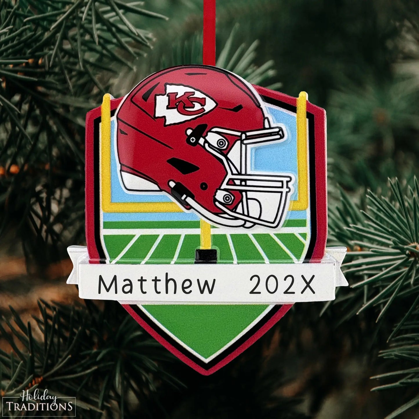 Kansas City Chiefs NFL Personalized Ornament