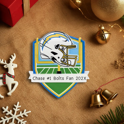 Los Angeles Chargers NFL Personalized Ornament