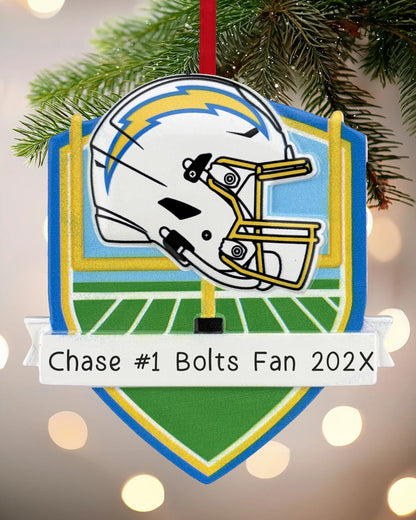 Los Angeles Chargers NFL Personalized Ornament