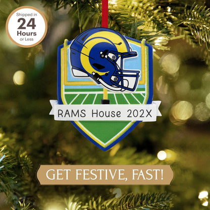Los Angeles Rams NFL Personalized Ornament
