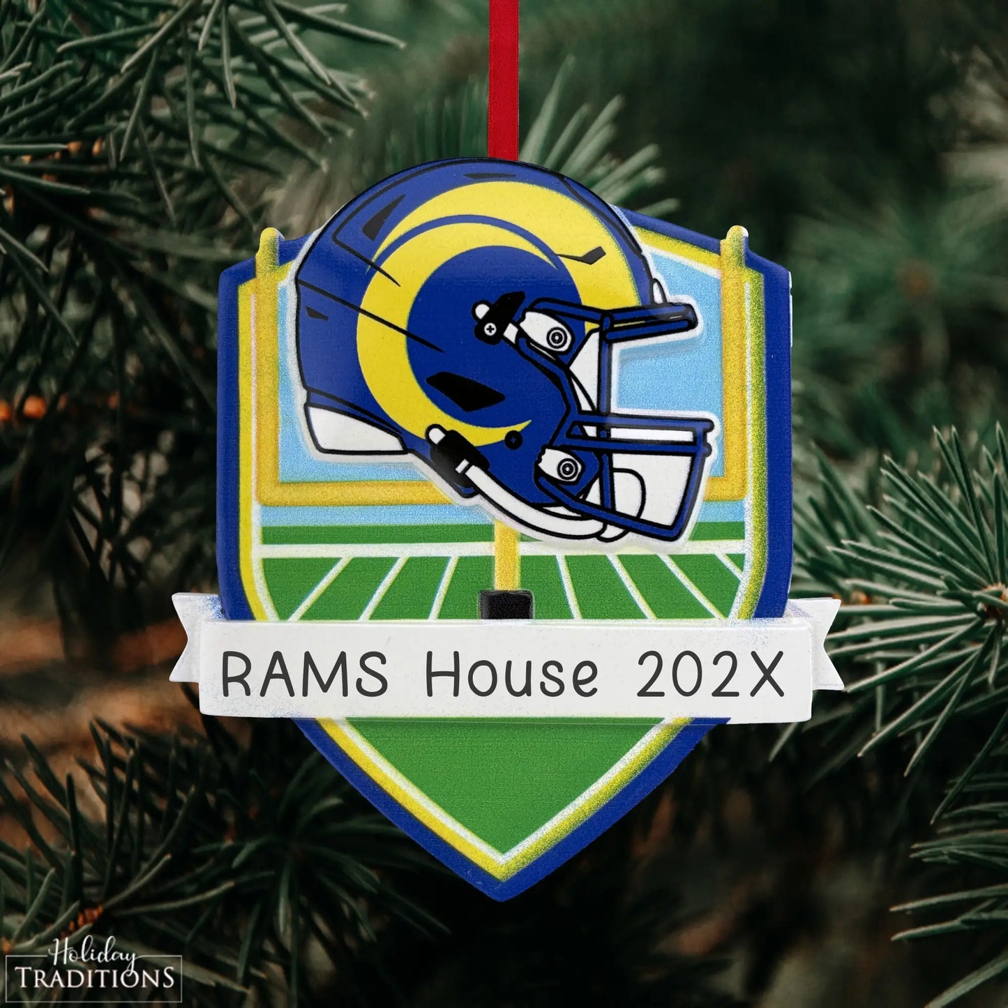 Los Angeles Rams NFL Personalized Ornament