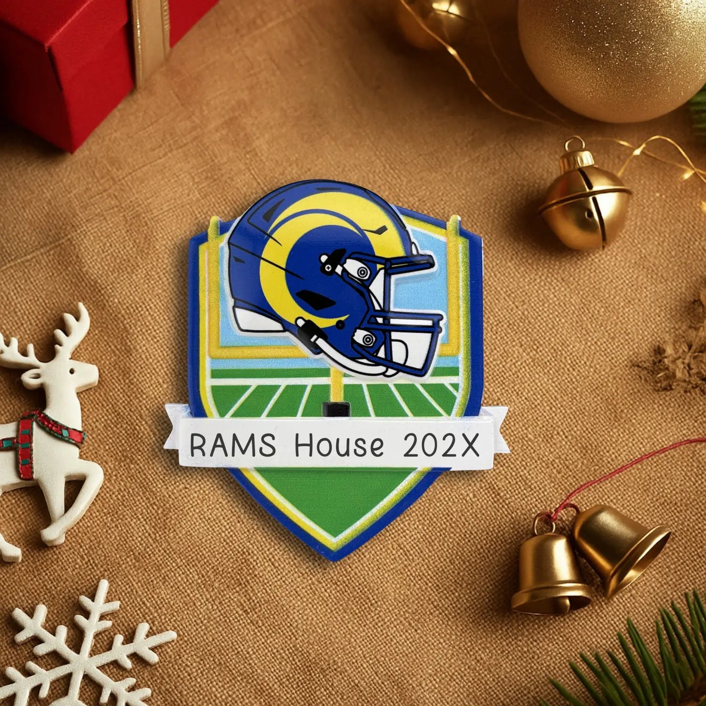 Los Angeles Rams NFL Personalized Ornament