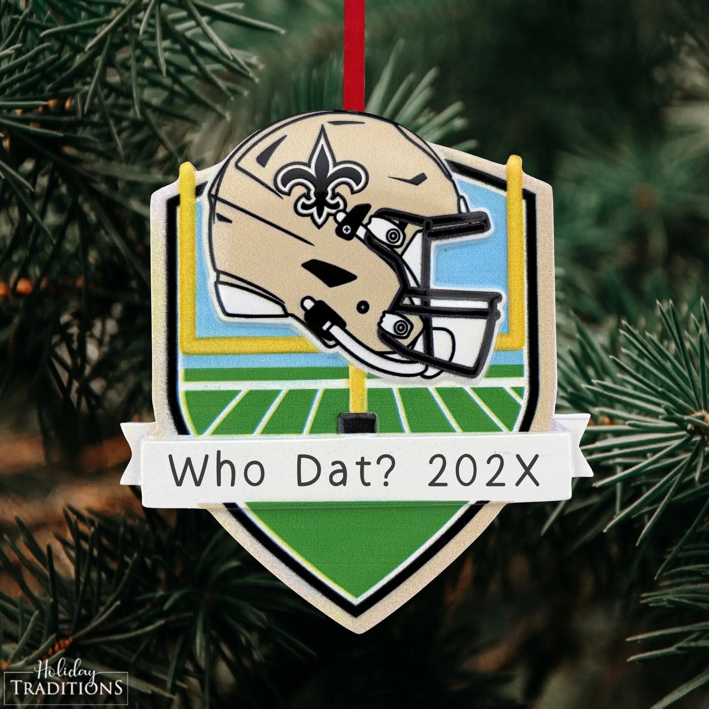New Orleans Saints NFL Personalized Ornament