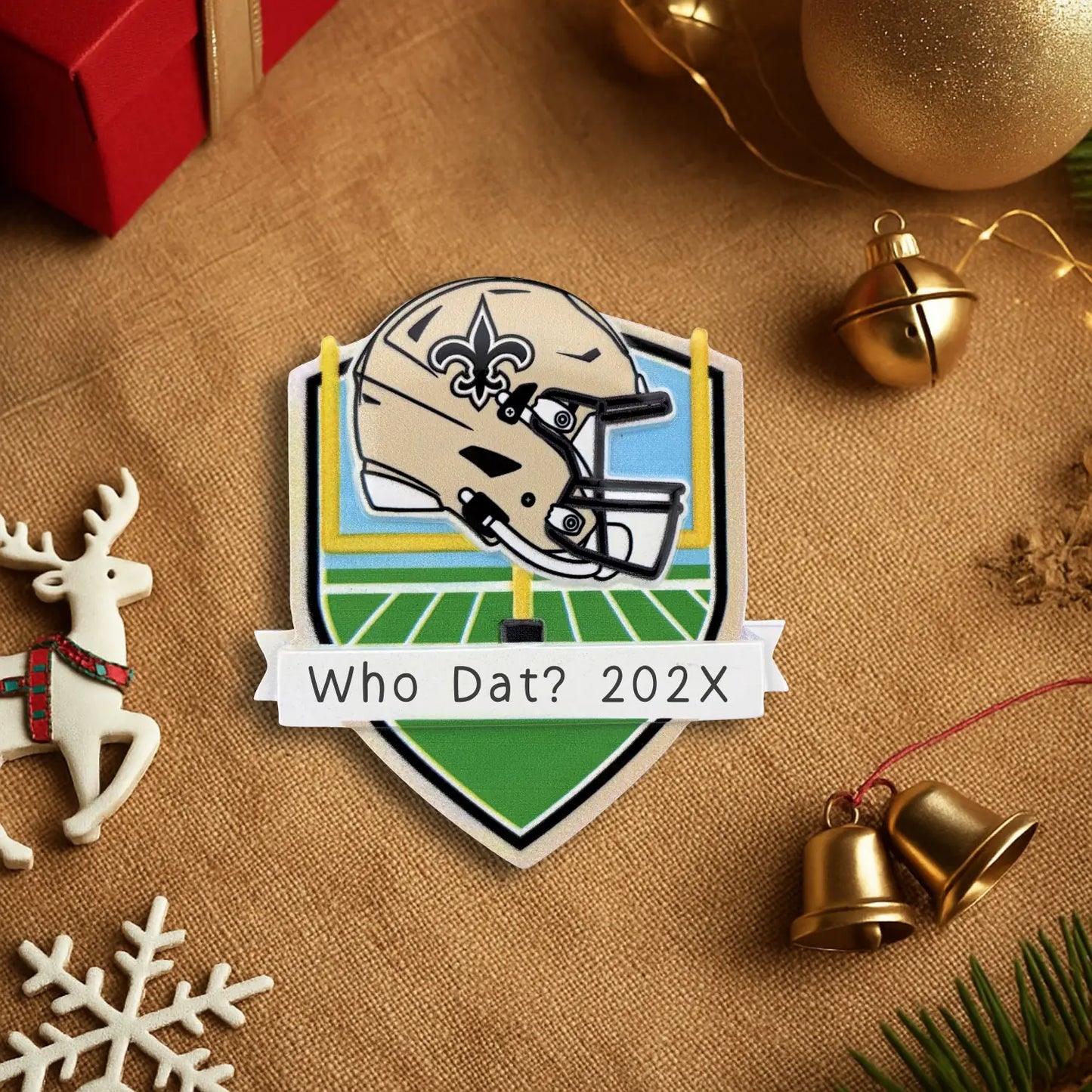 New Orleans Saints NFL Personalized Ornament