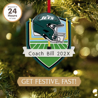 New York Jets NFL Personalized Ornament