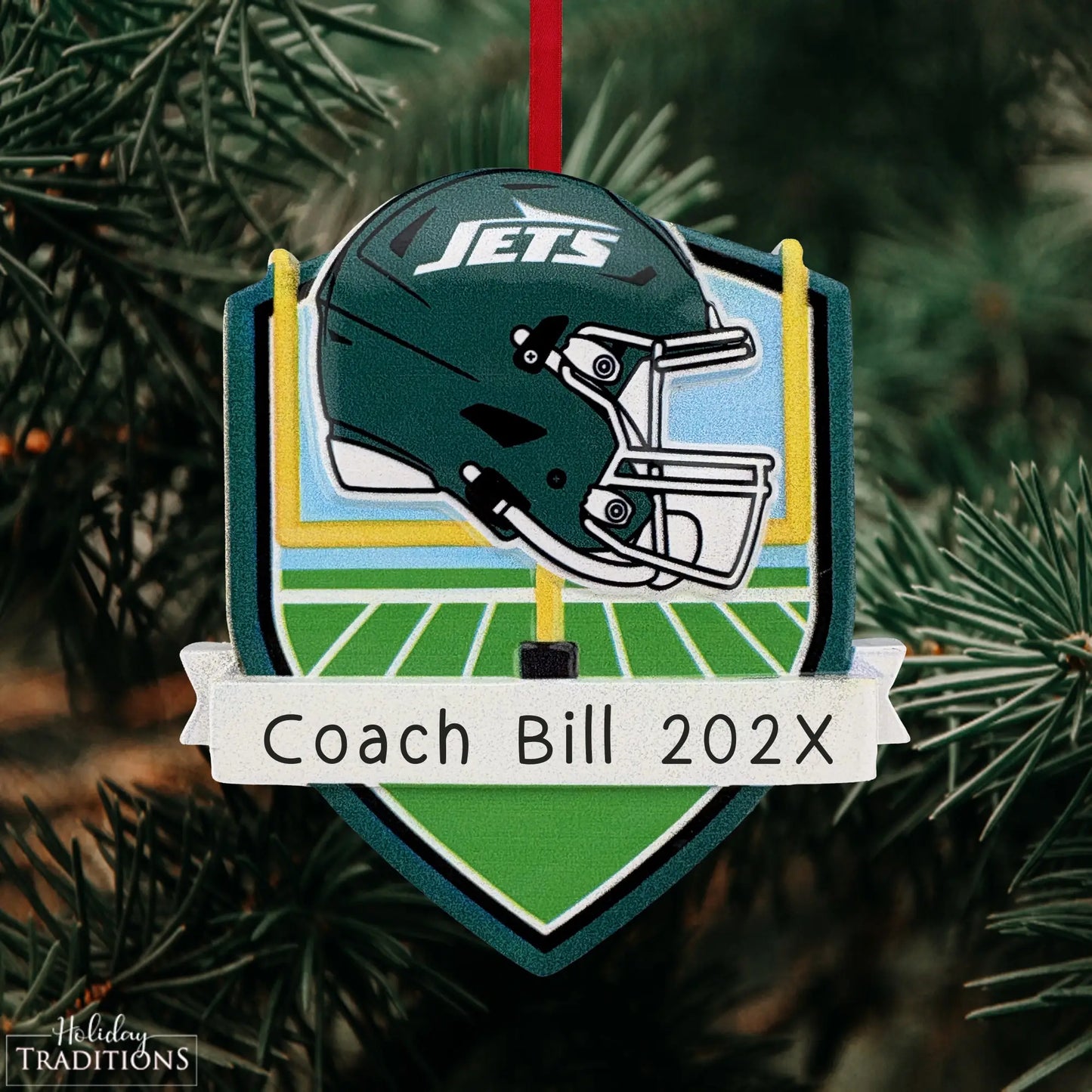 New York Jets NFL Personalized Ornament