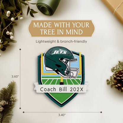 New York Jets NFL Personalized Ornament