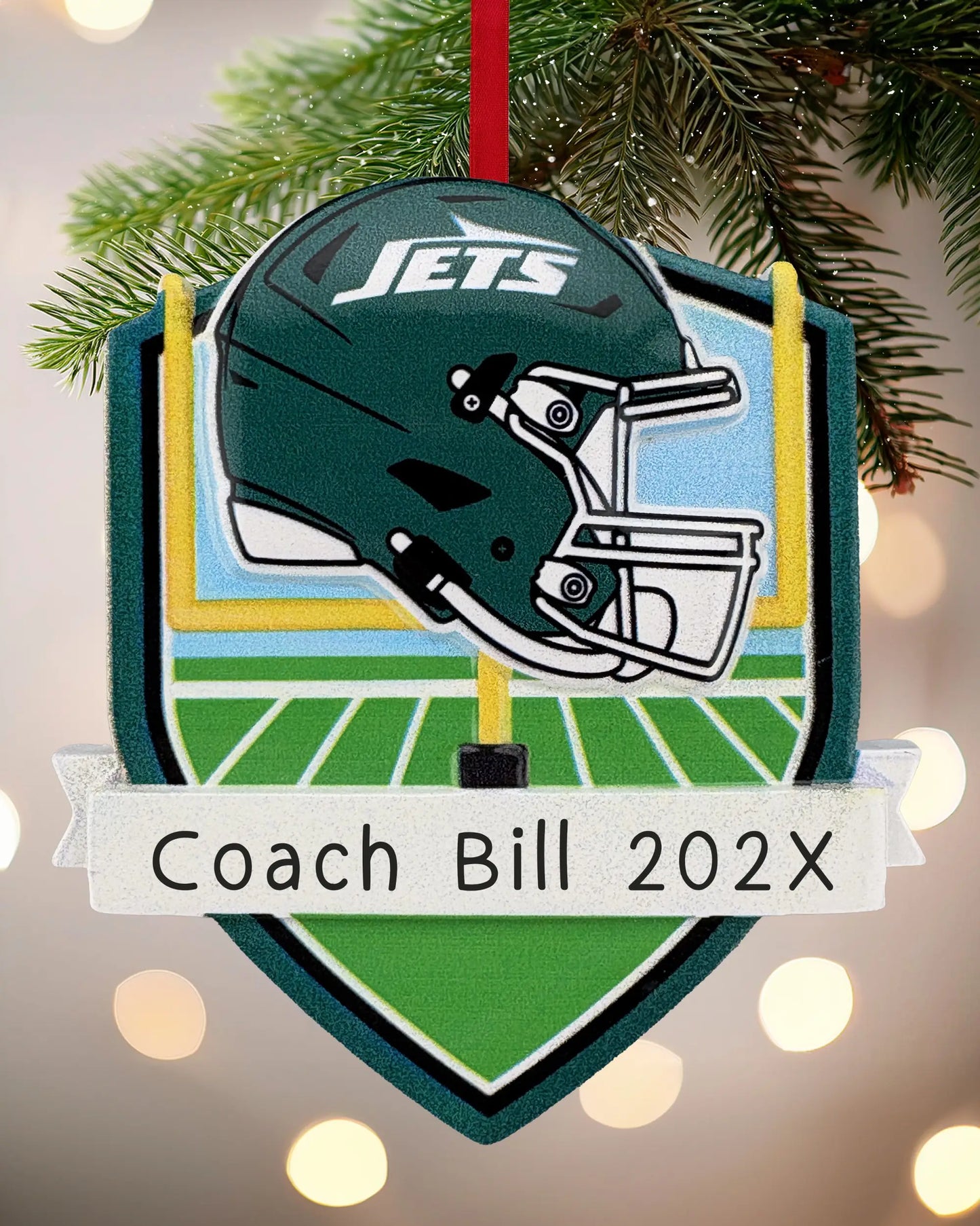 New York Jets NFL Personalized Ornament