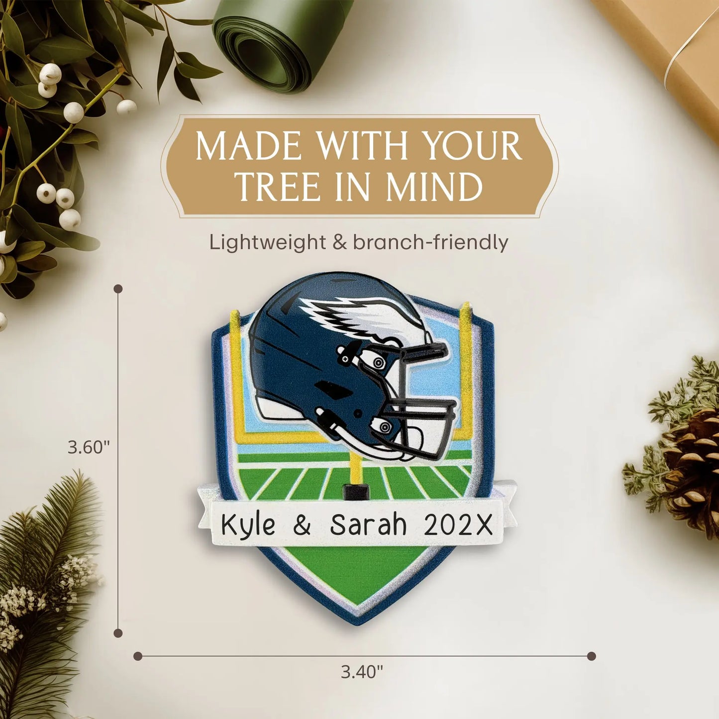Philadelphia Eagles NFL Personalized Ornament