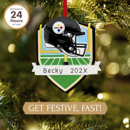 Pittsburgh Steelers NFL Personalized Ornament