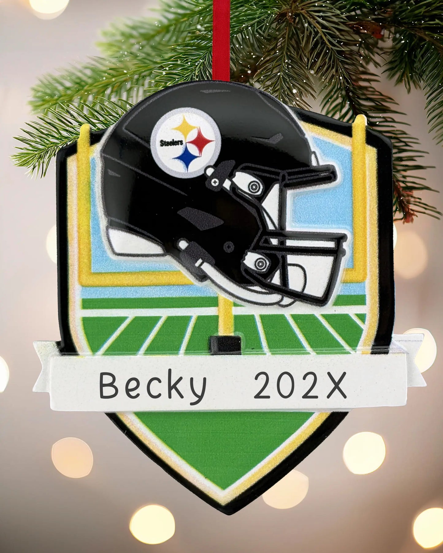 Pittsburgh Steelers NFL Personalized Ornament