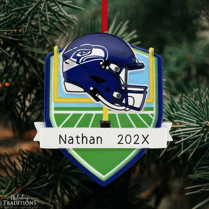 Seattle Seahawks NFL Personalized Ornament