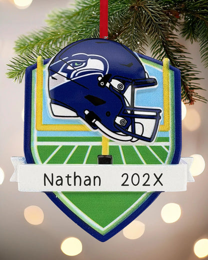 Seattle Seahawks NFL Personalized Ornament