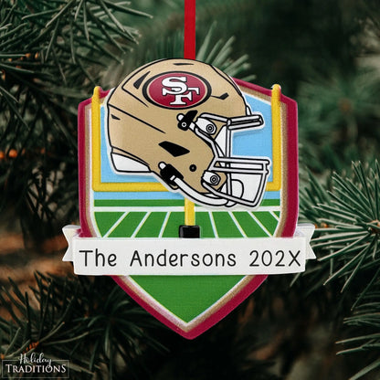 San Francisco 49ers NFL Personalized Ornament