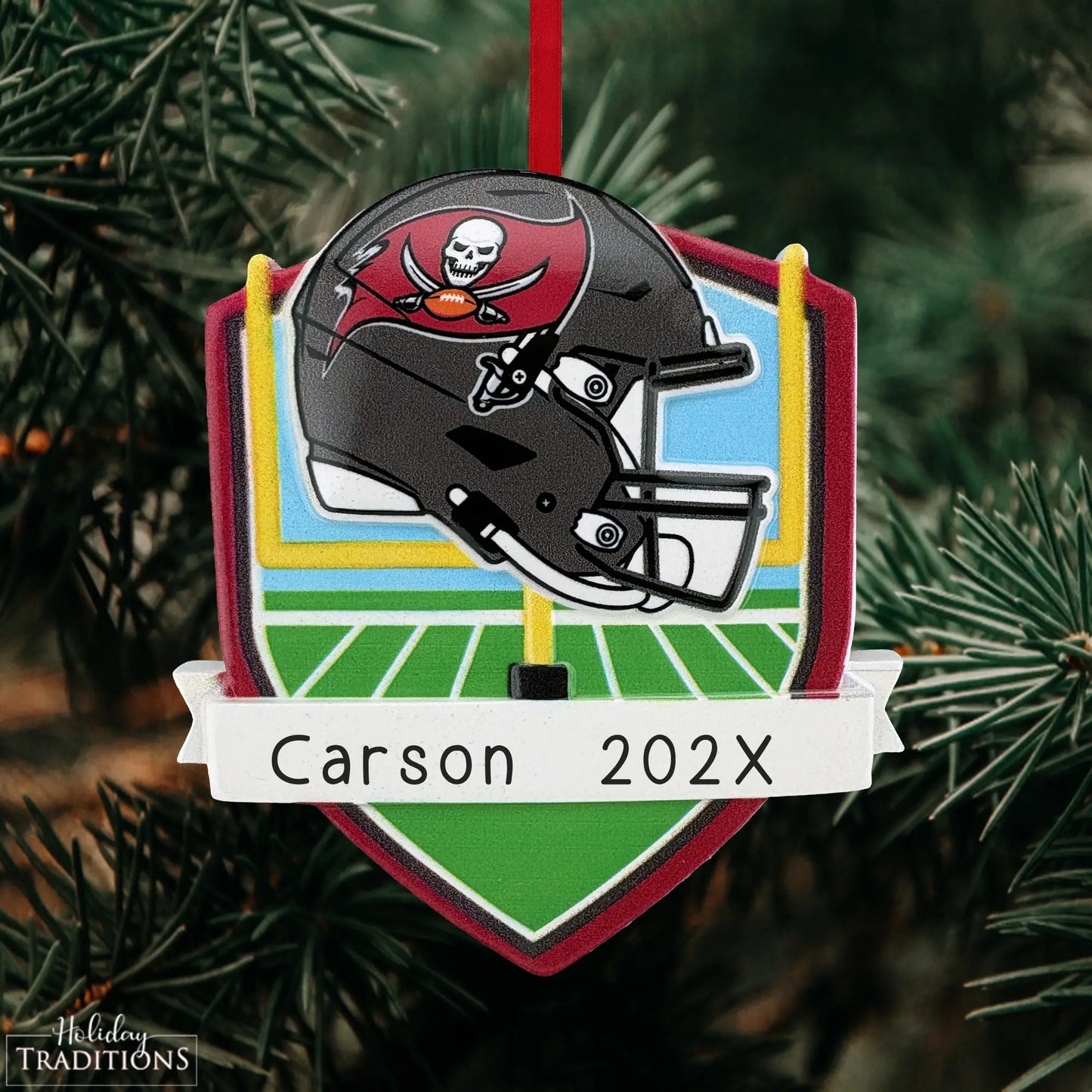 Tampa Bay Buccaneers NFL Personalized Ornament