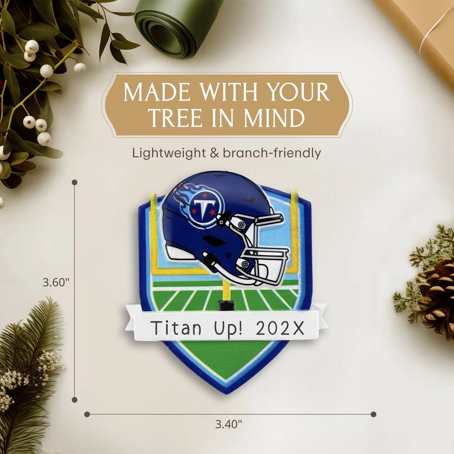 Tennessee Titans NFL Personalized Ornament