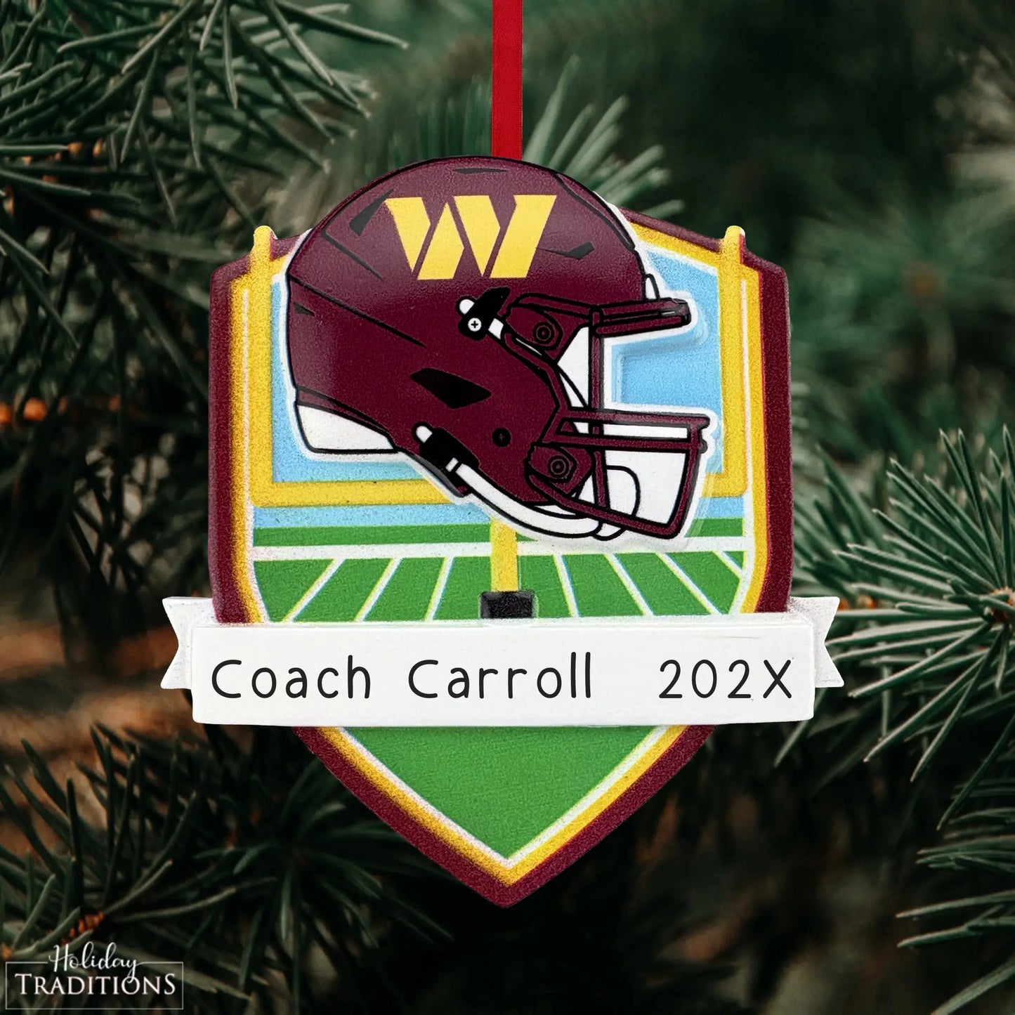 Washington Commanders NFL Personalized Ornament