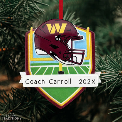 Washington Commanders NFL Personalized Ornament