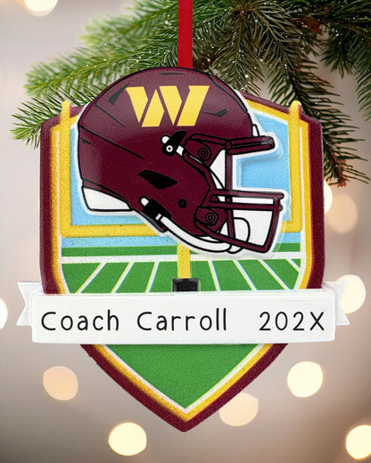 Washington Commanders NFL Personalized Ornament