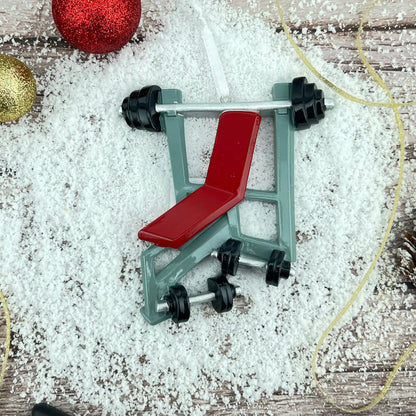 Weight Lifting Bench Personalized Ornament
