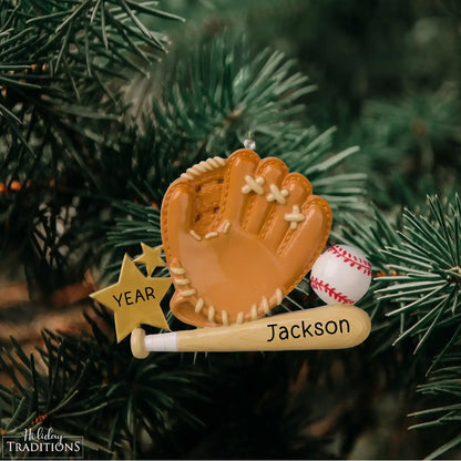 Baseball Fun Christmas Ornament