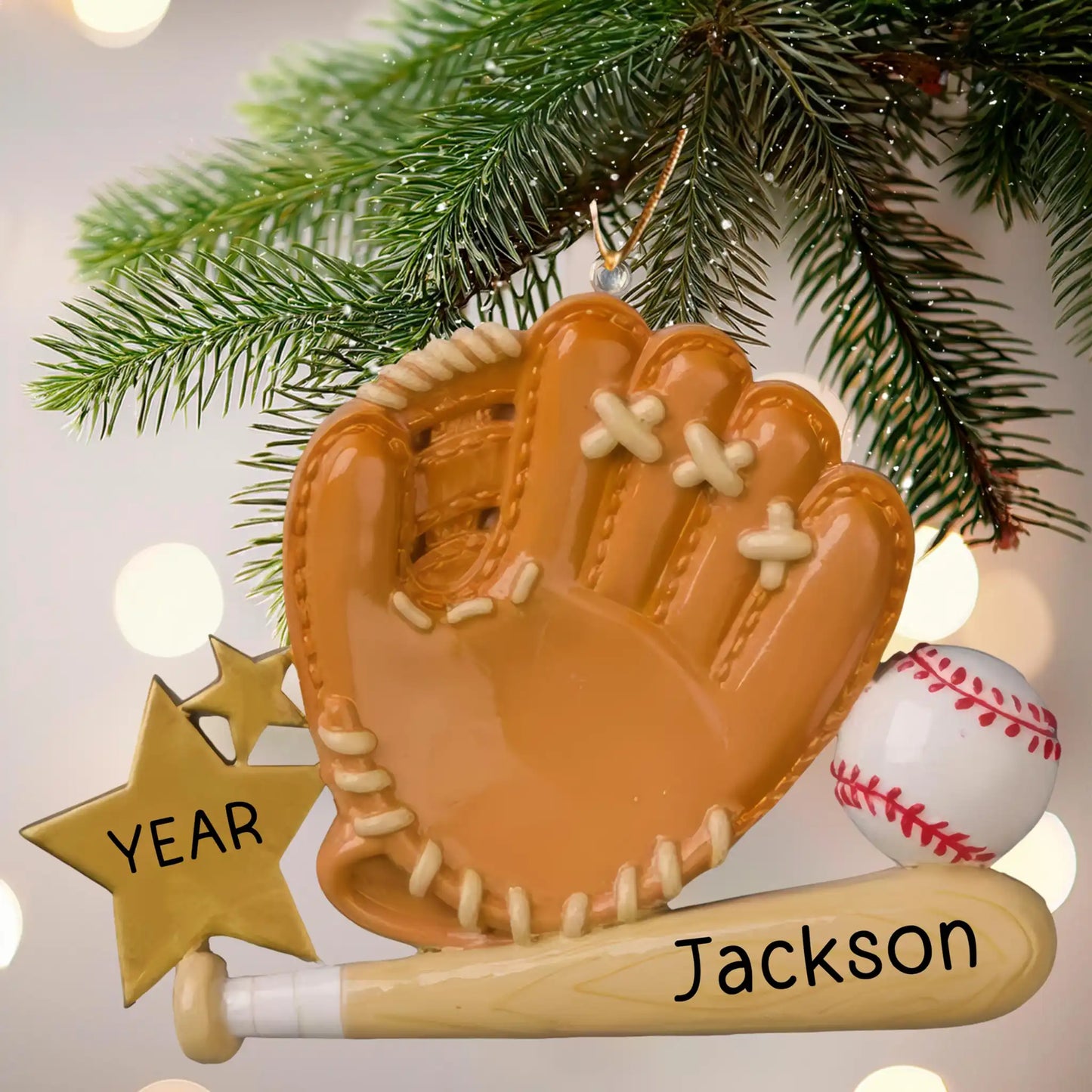 Baseball Fun Christmas Ornament