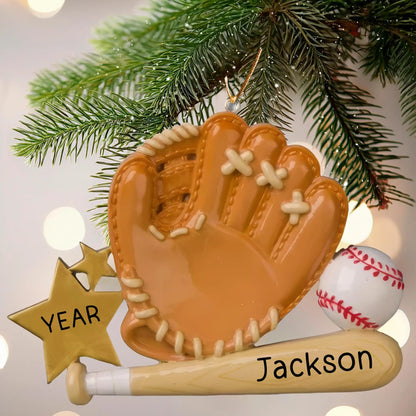 Baseball Fun Christmas Ornament