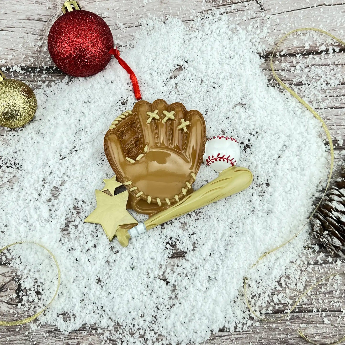 Baseball Fun Christmas Ornament
