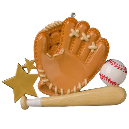 Baseball Fun Christmas Ornament