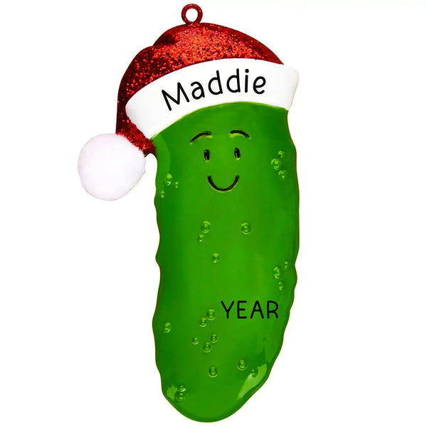 Pickle Personalized Ornament