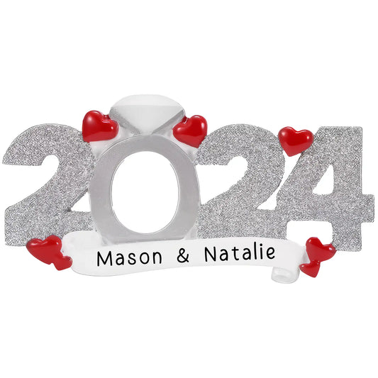 Engaged 2024 Christmas Ornament