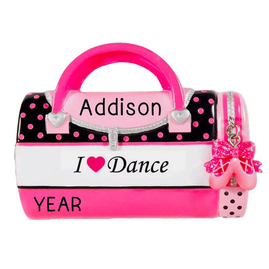 Dance Bag Christmas Ornament