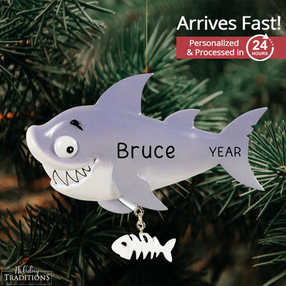 Shark Christmas Ornament