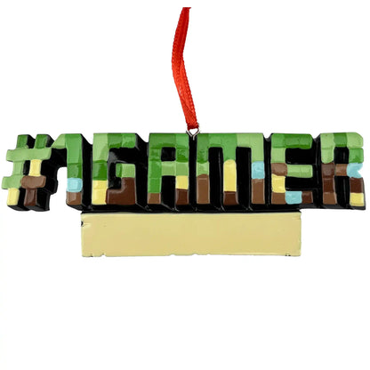 Minecraft #1 Gamer Personalized Ornament