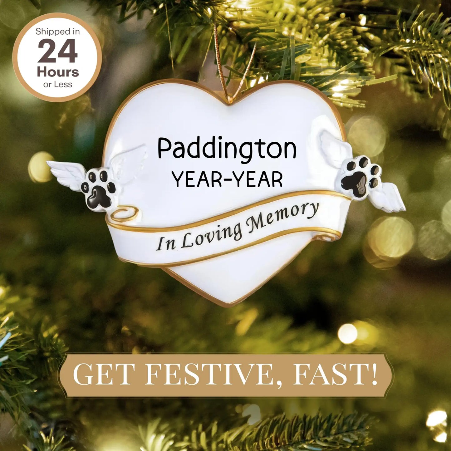 Pet Memorial Remberance Personalized Ornament