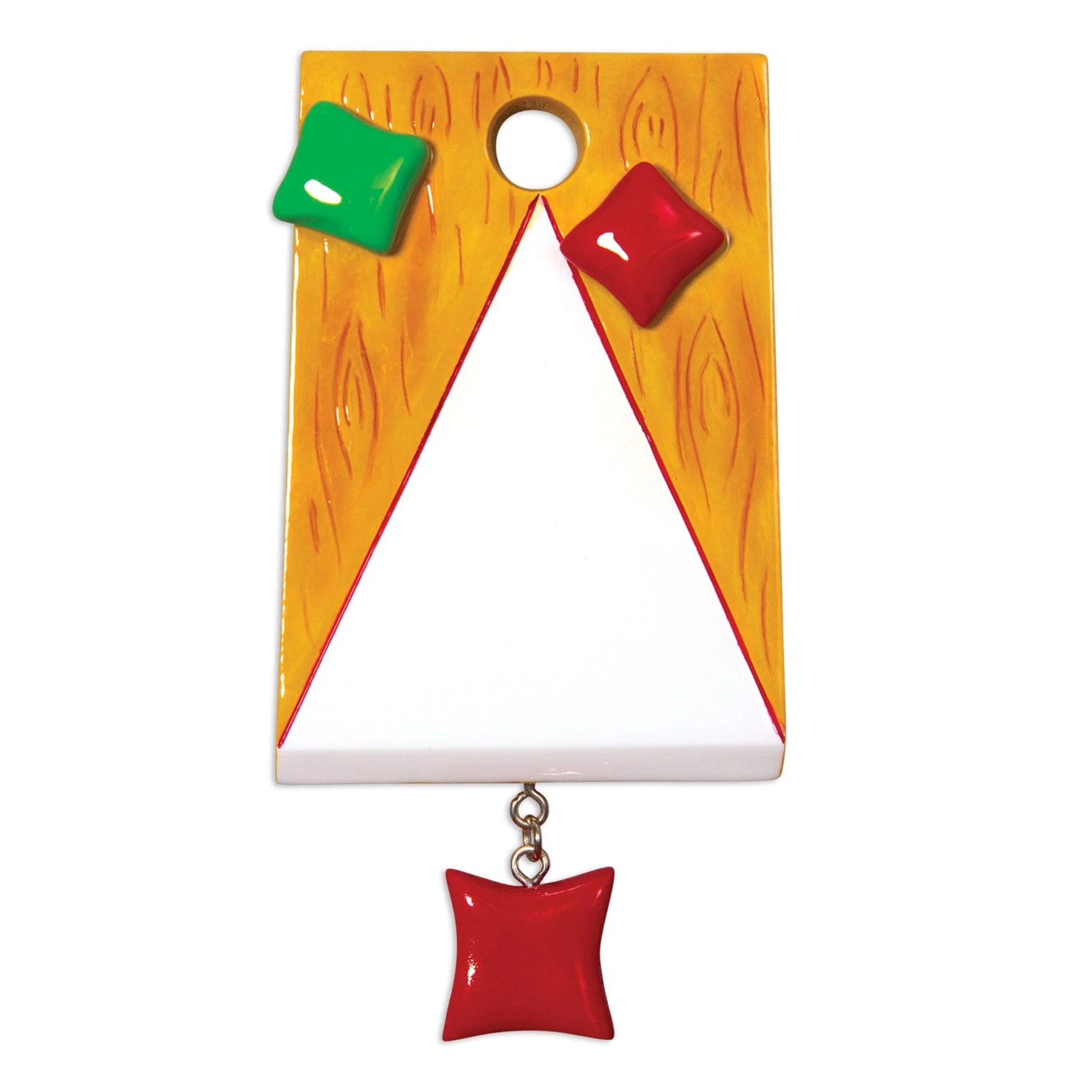 Cornhole Personalized Christmas Ornament - Custom Gift for Friends and Relatives - Party Game Gift