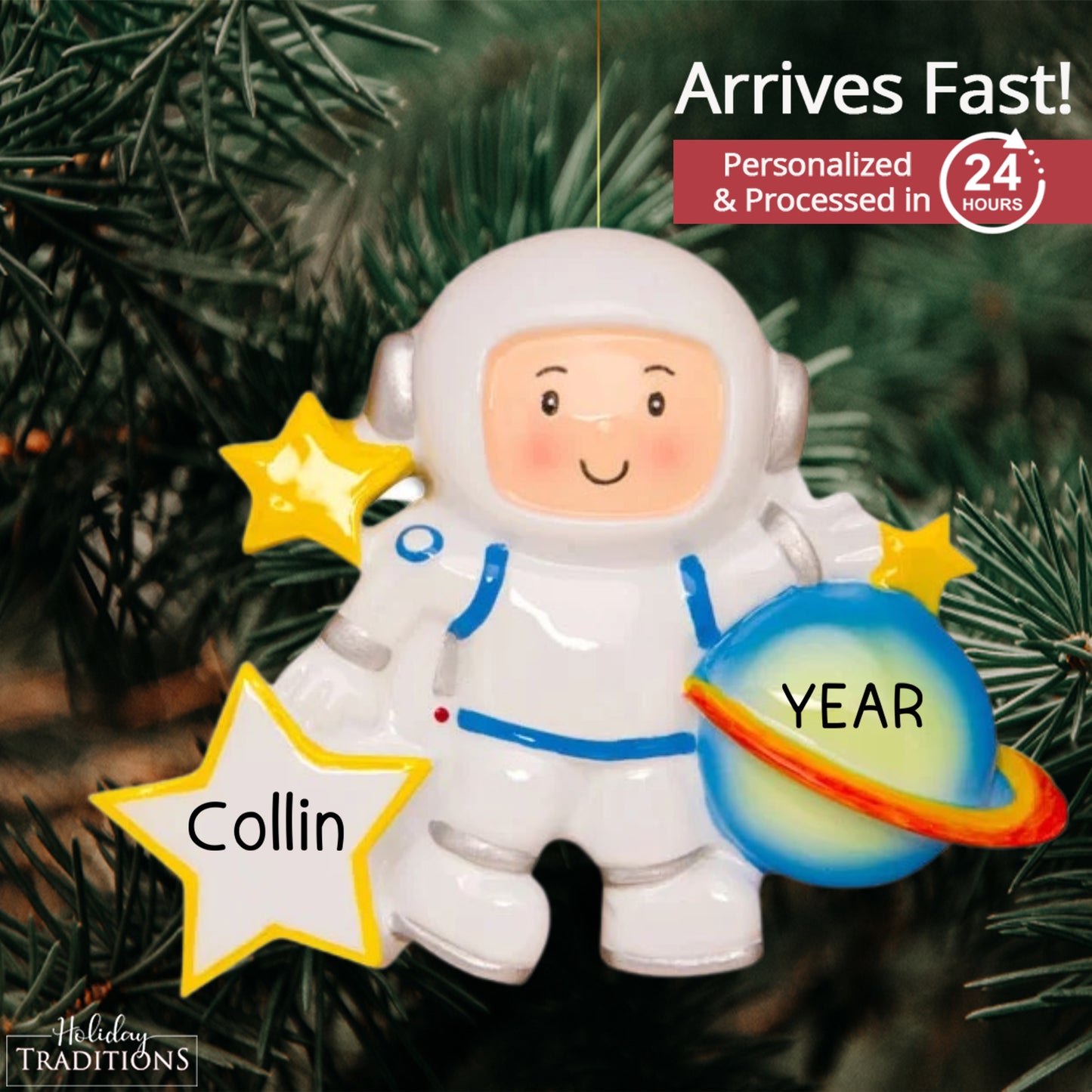 Astronaut Christmas Ornament