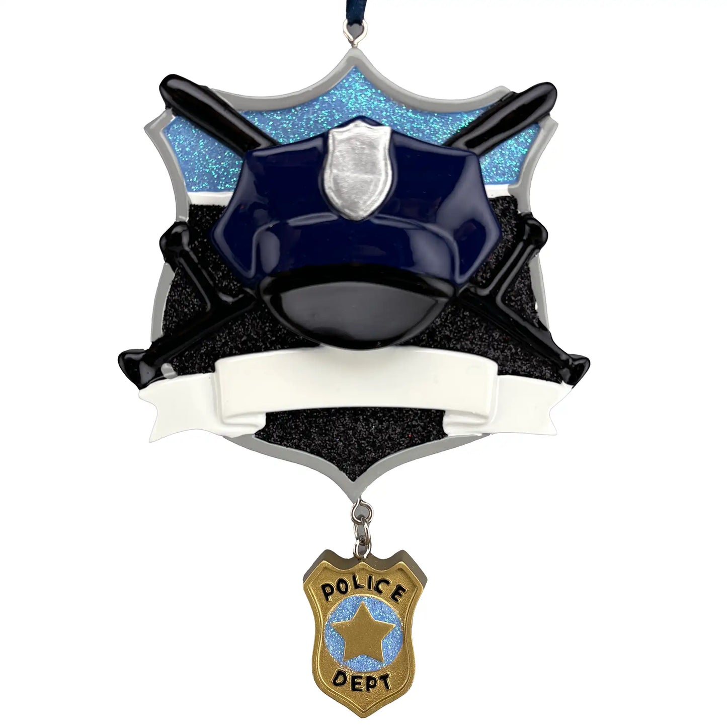 Police Officer Personalized Christmas Ornament