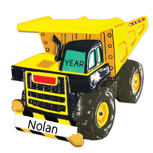 Dump Truck XL Christmas Ornament