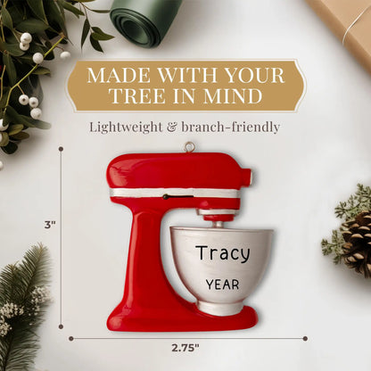Food Mixer Christmas Ornament
