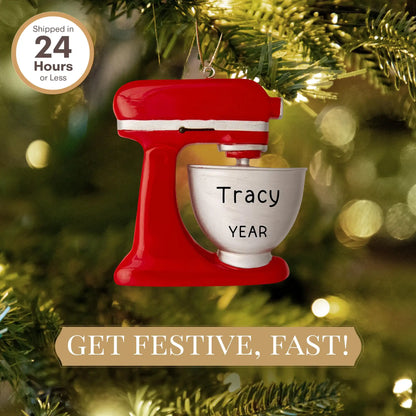 Food Mixer Christmas Ornament