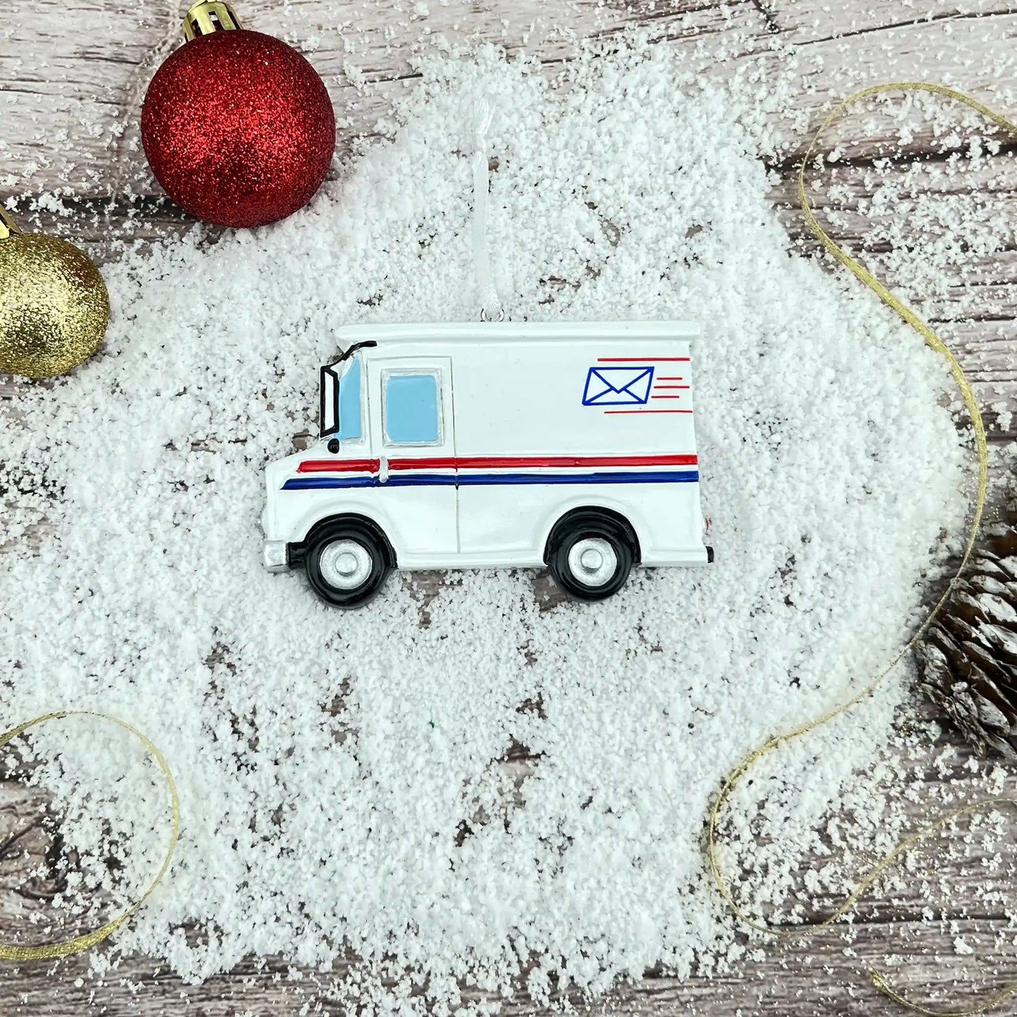 Adorno personalizado de camión de correos de cartero 