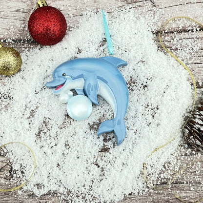 Dolphin Fun Christmas Ornament