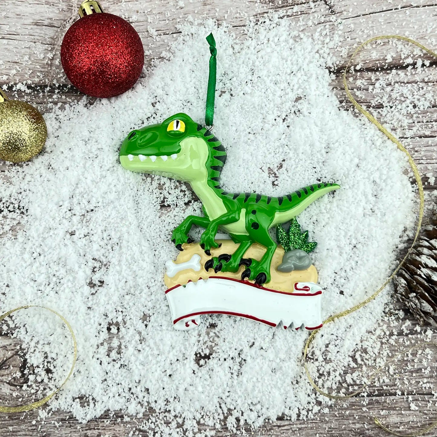 Dinosaur T-Rex Personalized Ornament