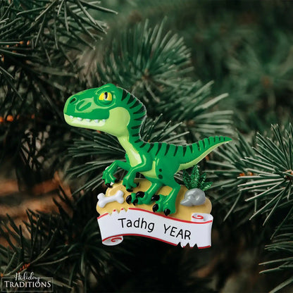Dinosaur T-Rex Personalized Ornament
