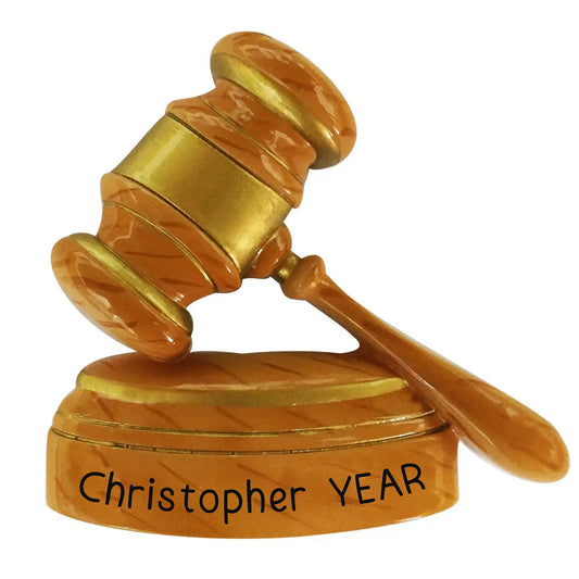 Judge / Attorney Christmas Ornament