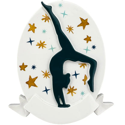 Gymnastics Superstar Personalized Ornament